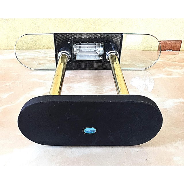 1980s Postmodern Dimmable Halogen Desk Lamp Styled After Robert Sonneman For Sale - Image 11 of 12