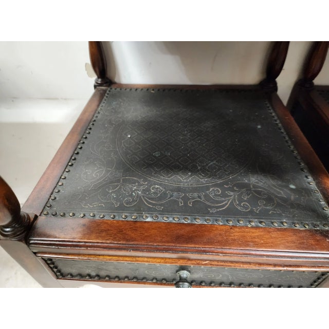 Theodore Alexander Side Tables Nightstands Armoury Collection For Sale - Image 12 of 12