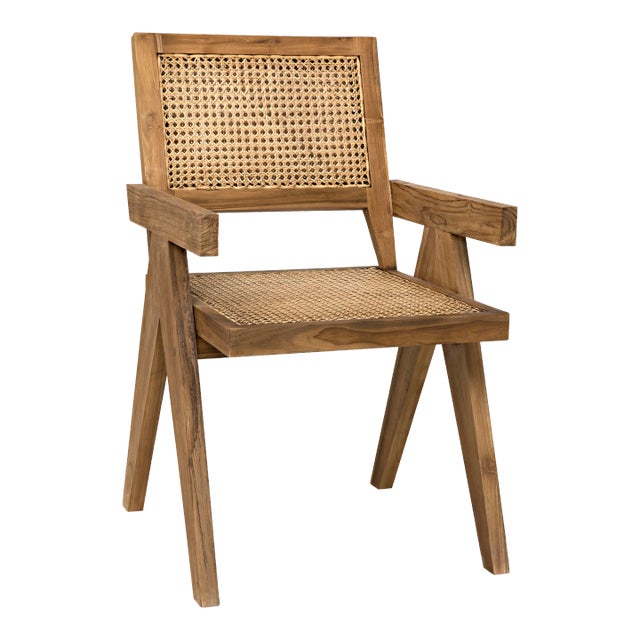 NOIR Jude Chair with Caning, Teak For Sale