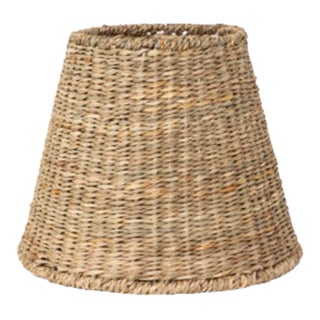 10" Empire Lamp Shade in Seagrass For Sale