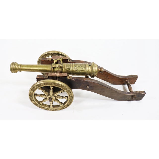 Wood 19th Century English British Miniature Cannon For Sale - Image 7 of 13