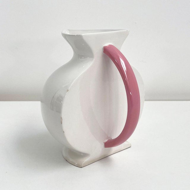 Pink Hollywood Series Water Jug by Marco Zanini for Bitossi, 1980s For Sale - Image 11 of 11