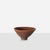 Conical bowl with hare's fur glaze in brown and red tones. Model SHX. Signed CHS with Rörstrand studio marking on base.
