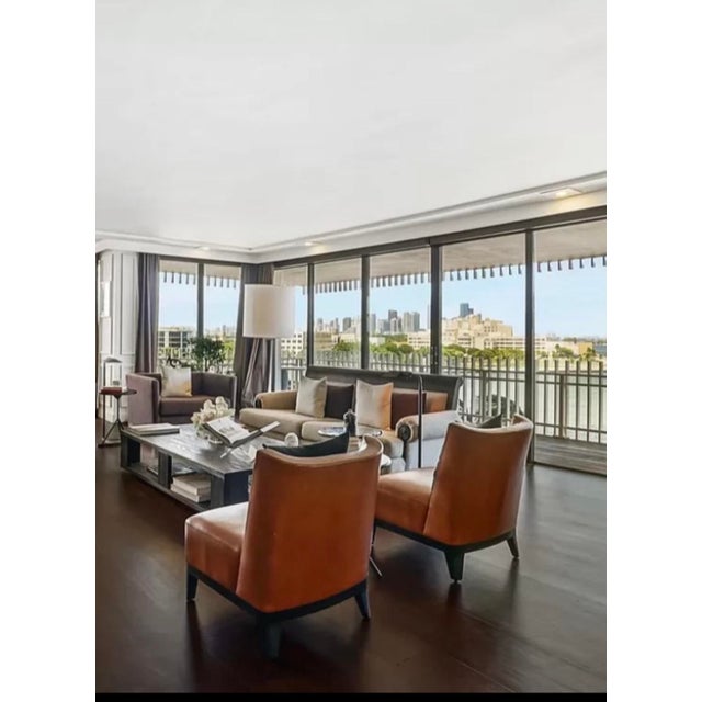 1990s Christian Liaigre Mandarín Lounge Chair at Holly Hunt For Sale In Miami - Image 6 of 14