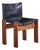 Italian 'Monk' Chair in Black Leather by Afra & Tobia Scarpa, 1974 For Sale