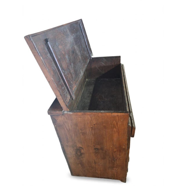 Antique Tuscan Kitchen Cabinet, 1890s, in Worn conditions. Designed 1890 to 1919