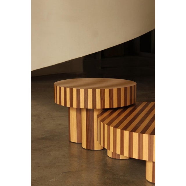 Contemporary Nusa Center Table by Dooq Details For Sale - Image 3 of 13