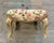 1970s Vintage Louis XV Style Floral Ottoman Footstool – Matches Bergère Chair Set For Sale - Image 5 of 6