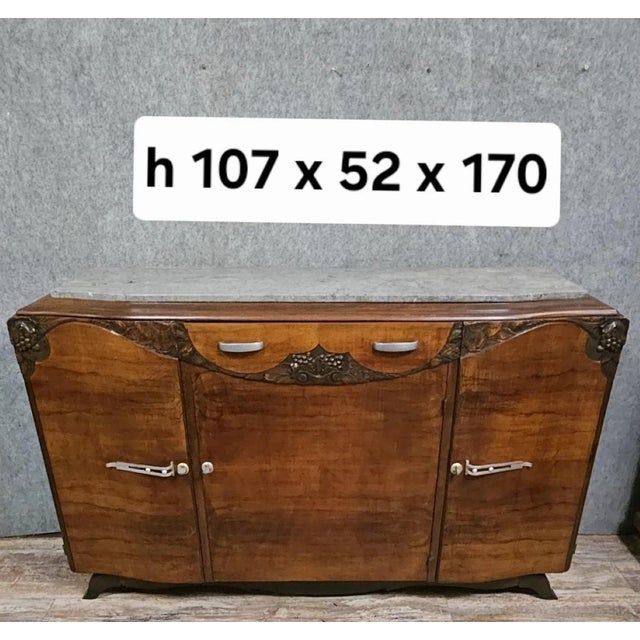 Art Deco Mahogany Credenza, 1930s For Sale - Image 9 of 10