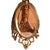 Large Ormolu Filigree Perfume Bottle With Amber Glass Vial — 10.5", c.1930–50 For Sale In San Francisco - Image 6 of 18
