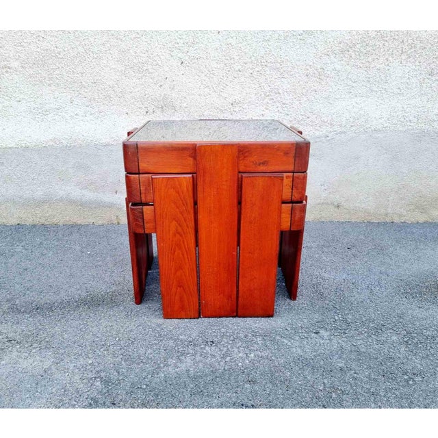 Nesting Tables by Gianfranco Frattini for Meblo, Italy, 1970s, Set of 3 For Sale - Image 12 of 14