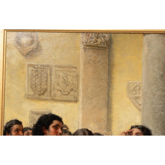 “The Taming of the Shrew” by Frank William Warwick Topham, England, 1879. For Sale - Image 10 of 15