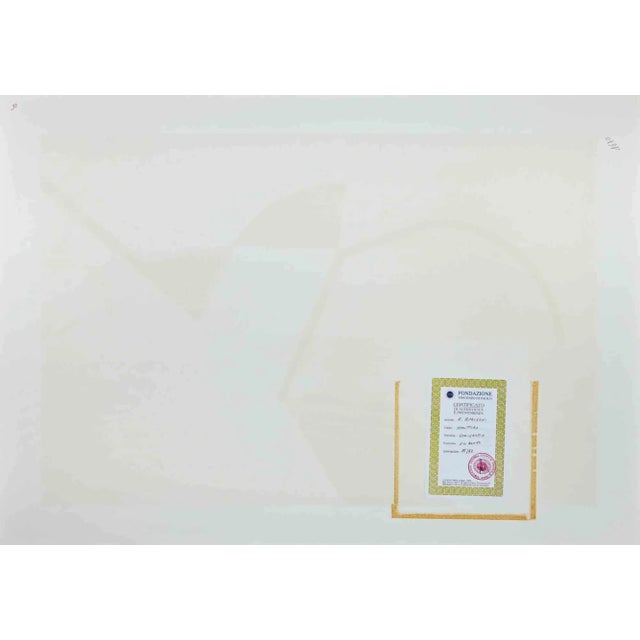 The Red and Yellow Structures is an original colored screen print realized by Renato Barisani in 1983. Hand-signed and...