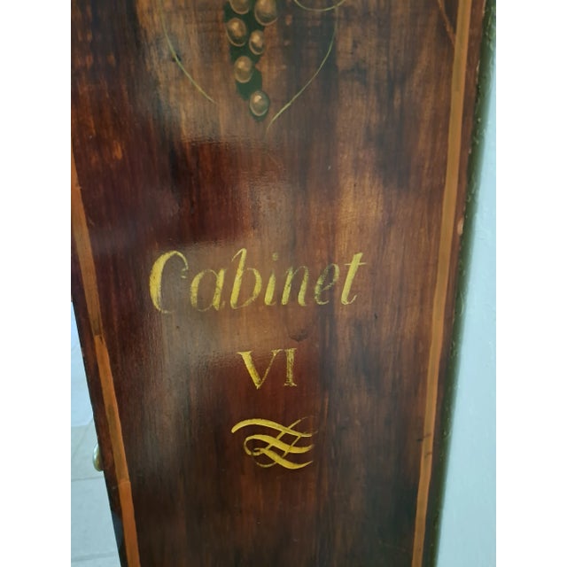 Wood 1937 Bourgogne French Wine Locker/Original/One-Of-A-Kind For Sale - Image 7 of 12