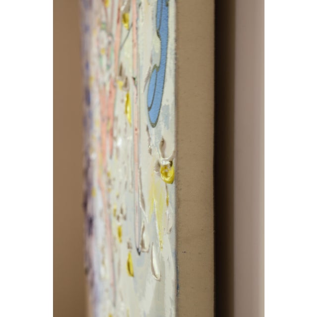 Postmodern Very Large 1987 Andrew Polk Acrylic Painting “After Dinner Wine” – Postmodern Neo-Expressionist Figural Abstract For Sale - Image 3 of 11