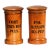 Amazing Pair of Carved European Antique 19th Century Wood Apothecary Pharmacy Lidded Jars Home Decor Medical Health For Sale