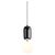 Aballs T Me Black Suspension Lamp by Jaime Hayon for Parachilna For Sale - Image 12 of 12