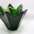 Mid-Century Modern Blenko Emerald Green 7 Point Star Bowl – With Original Label For Sale - Image 12 of 15