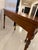 Brown Vintage Louis XVI Style Giltwood Marquetry Demilune Console Table For Sale - Image 8 of 9