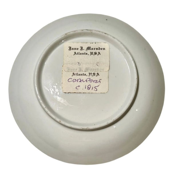 Coalport Porcelain Early 19th Century Coalport Saucer For Sale - Image 4 of 5