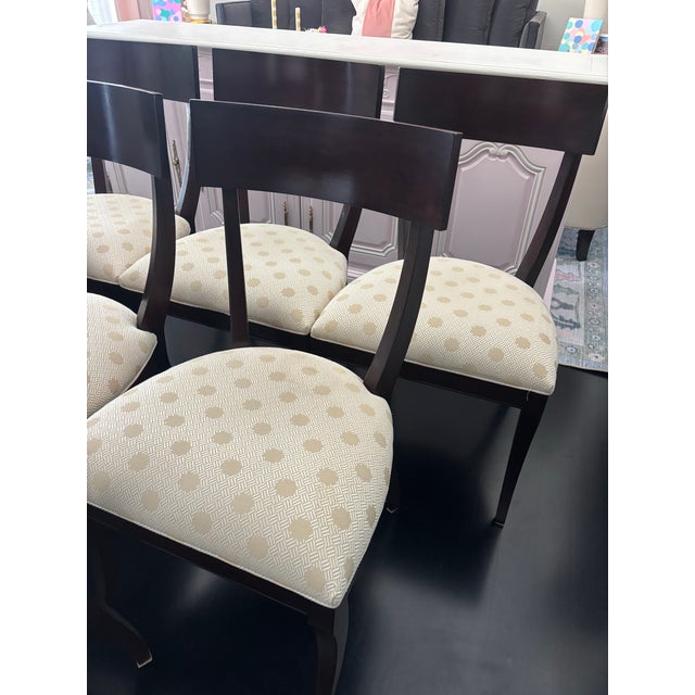 Ethan Allen Klismos Dining Side Chairs- Set of 6 For Sale - Image 12 of 12