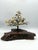 Mid-Century Brutalist Gilt Bronze Bonsai Tree Sculpture on Burl Wood Basee For Sale - Image 10 of 18