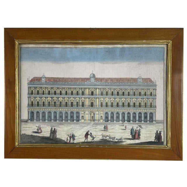 Remondini, Remondini Architectural Views Bassano, 1770, Engraving, Set of 4 For Sale - Image 3 of 6