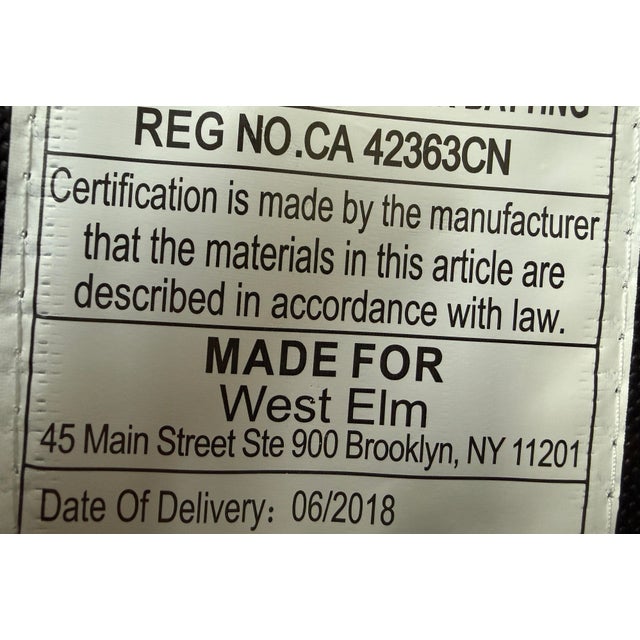 Italian West Elm Mid-Century Dining Chairs, Set of Four For Sale - Image 3 of 12