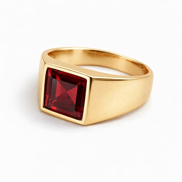 Bold, romantic, and full of meaning — this Garnet Ring features a richly colored gemstone that captures the essence of...