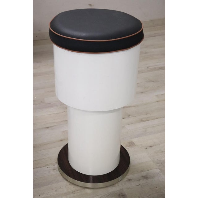 Space Age White Bar Set, 1960s, Set of 3 For Sale - Image 10 of 16