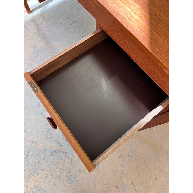 Wood Teak Desk from Domino Møbler, 1960s For Sale - Image 7 of 11