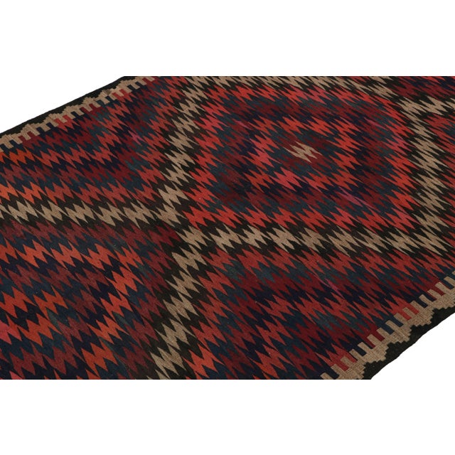 Rug & Kilim 1950s Vintage Bidjar Persian Kilim Runner in Multicolor Patterns by Rug & Kilim For Sale - Image 4 of 7