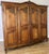 Vintage French Louis XVI Style Oak 4-Door Mirrored Armoire For Sale - Image 13 of 13