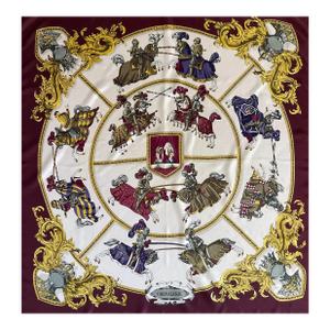 Hermès Silk Scarf « Chevalerie » 1967