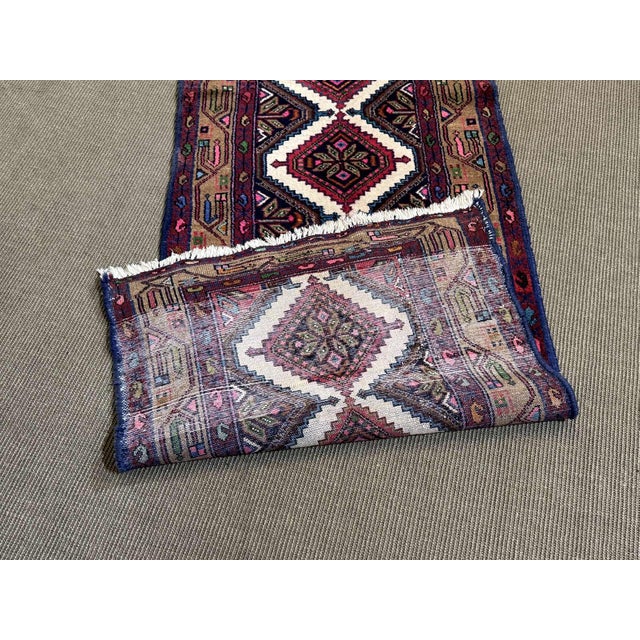 Handmade Middle Eastern Wool Rug For Sale - Image 14 of 15