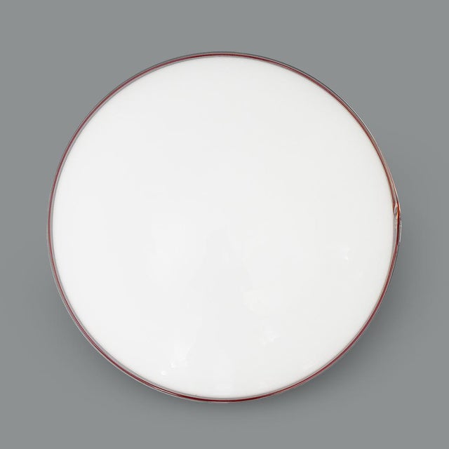 Mid-Century Modern Round Ronda 37 Ceiling Light by Studio Tecnico Leucos for Leucos, 1970s For Sale - Image 3 of 15