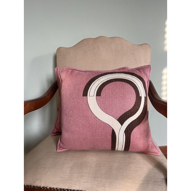 Small Vintage Decorative Cushions by Pierre Cardin, 1970s, Set of 2 For Sale - Image 4 of 10