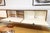Wood Pair of Vintage 1960s Florence Knoll Floating Credenzas Walnut & White Laminate For Sale - Image 7 of 15