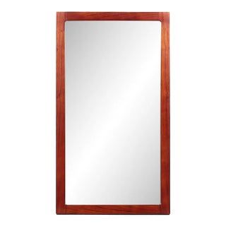 Arne Wahl Iversen Mid Century Rosewood Mirror For Sale