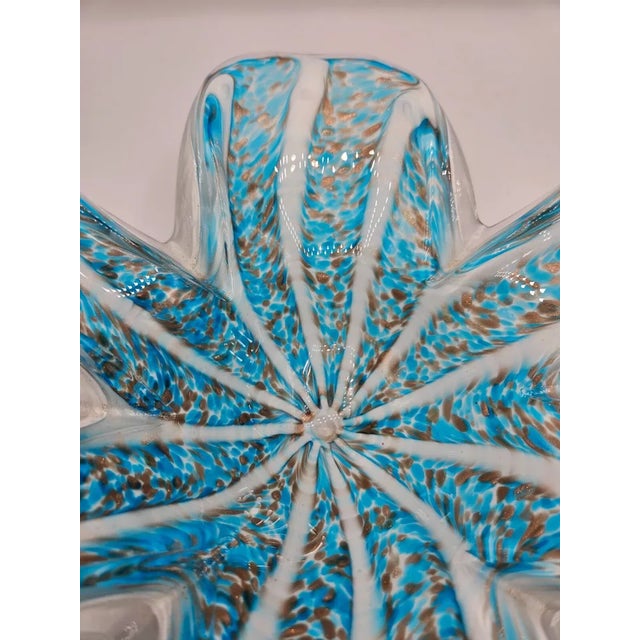 Vintage Murano Style Hand Blown Glass Console Bowl For Sale In Orlando - Image 6 of 6