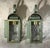 Pair of Solid Brass Wall Sconces/Lanterns With Verdigris Patina For Sale - Image 17 of 17