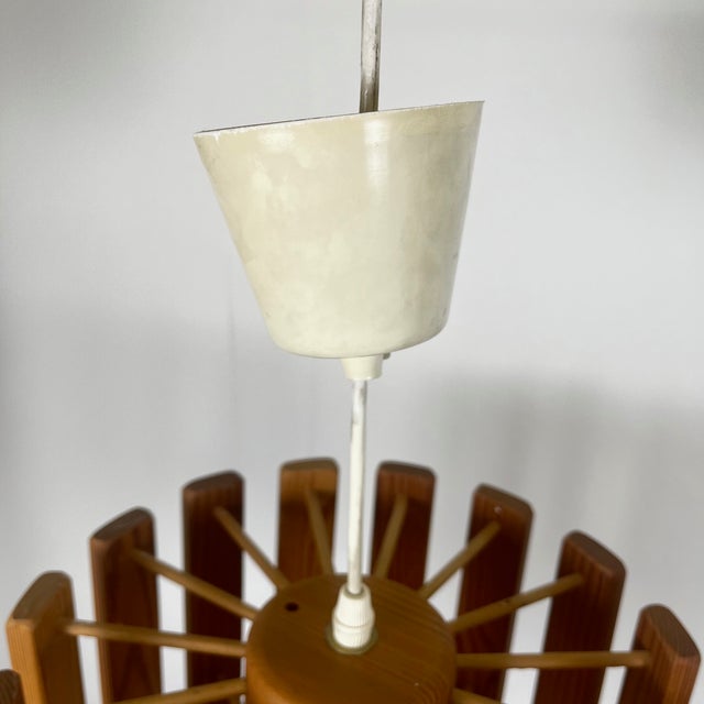 Mid-Century Modern Scandinavian Pine Suspension, 1970s For Sale - Image 12 of 16