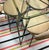 Mid 20th Century Salterini Attributed Vintage Iron and Glass Patio Dining Table, 4 Chairs For Sale - Image 5 of 6