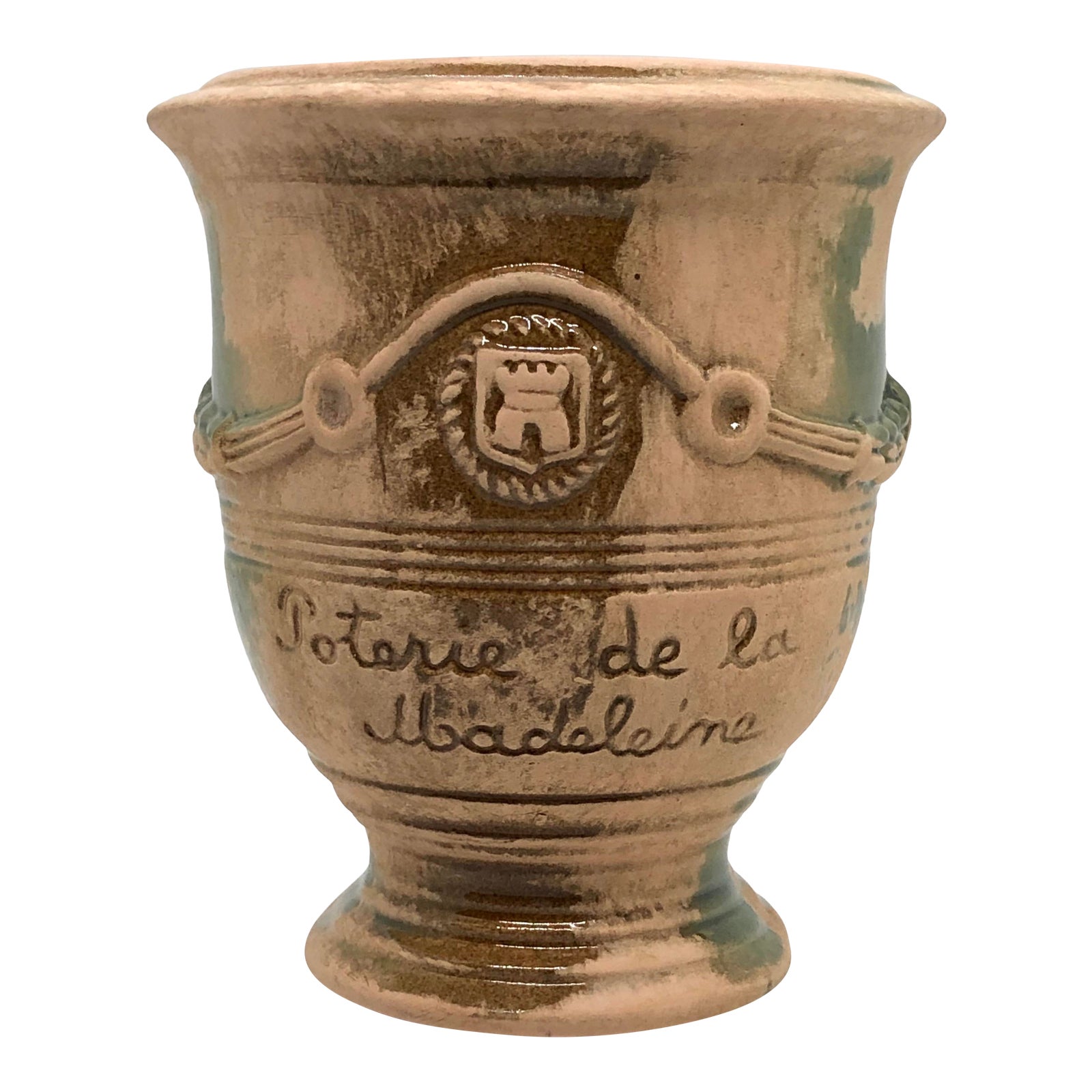 Vintage French La Poterie de la Madeleine Pottery Vase Chairish