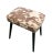1950s 1950s Cowhide Mid Century Stool For Sale - Image 5 of 5
