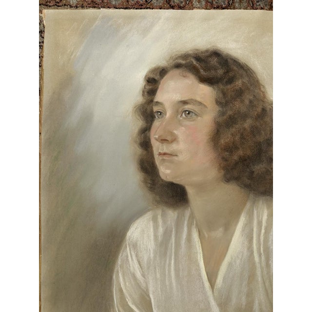 Heinrich Pforr, Still Gaze, 1948, Pastel on Paper For Sale - Image 9 of 13
