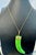 Metal 100 Ct Jade Pendant Necklace 14" to 18" adjustable Chain, 14 Karat Yellow Gold For Sale - Image 7 of 18