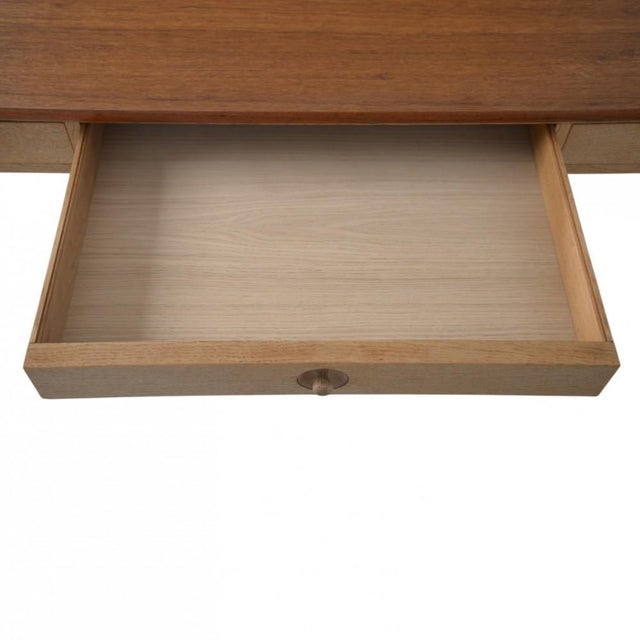 AT305 Desk in Oak and Teak by Hans J. Wegner, 1960s For Sale - Image 17 of 18