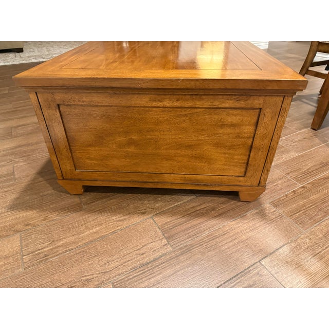 Ethan Allen Ethan Allen Map Coffee Table For Sale - Image 4 of 6