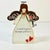 Off-white 1990s Vintage Boho Chic Arts & Crafts Valentine Angel -Brighten Heart & Home. For Sale - Image 8 of 9